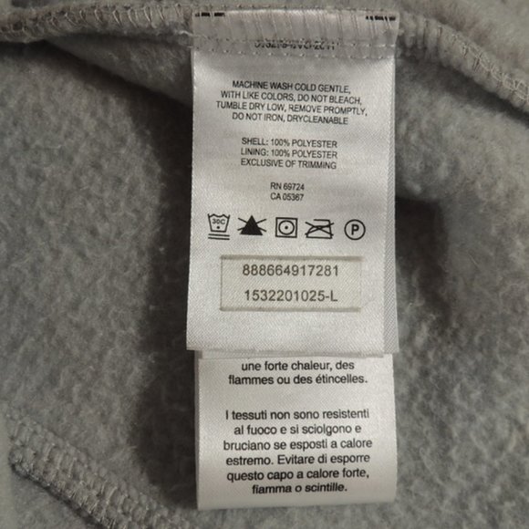 🌟🎉HP🌟🎉Columbia Youth Gray Fleece Pink Zip Size L (14/16) - Picture 4 of 12